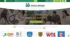 Desktop Screenshot of escolabosque.com.br