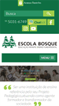 Mobile Screenshot of escolabosque.com.br